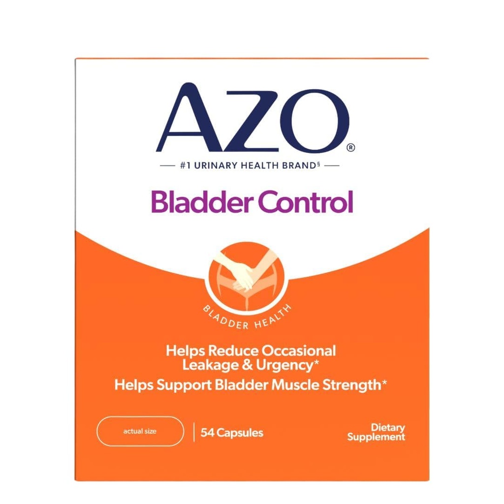 AZO Bladder Control with Go-Less Daily Supplement (en anglais seulement) aide à réduire l'urgence occasionnelle*