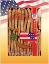 Hsu's Ginseng SKU 105-4 | Long Small #2 | Cultivated American Ginseng from Marathon County, Wisconsin USA | 许氏花旗参 | 4oz Box, 西洋参, B0009NG68S