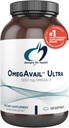 Conceptions pour la santé OmegAvail Ultra TG Huile de poisson 1200mg - Triglycéride Forme Omega 3 Supplément à l'huile de poisson avec DHA/EPA - Aucun arrière-goût de poisson (120 Softgels)
