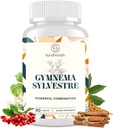 16 en 1 Blxxd Sugr Efficace Gymnema Sylvestre Supplément 2100MG. Avec Berbérine, Cinnamon, Bitter Melon.