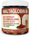 Maltaglobin Vitamine B12 Complément alimentaire, Soutien à l'hémoglobine, B12 Vitamines pour l'énergie, 8 fl oz, 1-Pack