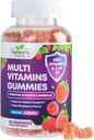 Multivitamin Gummies with Vitamins A, C, D, E, B12, Zinc - Daily Adult Gummy Vitamins & Minerals for Women & Men, Immune Support Gummy Multivitamins Supplement, Multi Vitamin for Adults - 120 Gummies