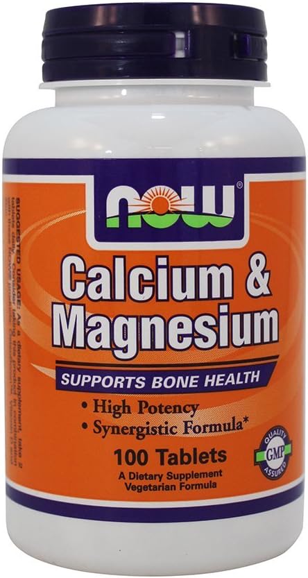 MAINTENANT Calcium/Magnésium 1000/500 mg, 100 comprimés (paquet de 3)