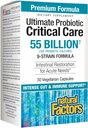 Facteurs naturels Ultimate probiotique soins critiques, soutient la restauration intestinale, 9 souches, 100 milliards UFC