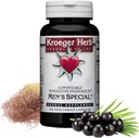 Kroeger Herb Products, Hommes Spécialement, Supplément Prostate Support pour hommes avec Saw Palmetto, Black Walnut & Cornsilk.