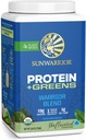 Sunwarrior Warrior Blend Protein Greens Powder Drink Mix (en anglais seulement) BCAA Plant Based Organic chanvre Seed Vegan Gluten Free Non-GMO Low Carb Protein Powder (en anglais seulement)