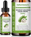 Naturesours Extrait de sourcil biologique 100% pur, gouttes liquides de sourcil 1800MG, Feuille de sourcil biologique pur et extrait de fruits, sans sucre/gluten, 2 FL.OZ (1)