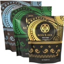 Lot de 8 oz de Koa Kava avec de la poudre de racine de Waka Kava pour les Tonga, Fidjian Waka et Vanuatu