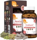 Zahler - ParaGuard Capsules - Gut Health Supplement - Formula has Wormwood, Bulbe d'ail, Graines de citrouille, Clove et plus - Soutien naturel pour les humains - Certifié Kosher 30 Comte