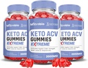Laboratoires justifiés (3 Pack MIcrobio Keto ACV Gummies Extreme 2000MG Micro Bio Keto Gummies vinaigre de cidre de pomme formulé avec jus de betterave de grenade poudre B12 Vegan Non OGM 180 Gummys