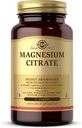 Citrate de magnésium de Solgar - 60 comprimés - favorise la santé des os, soutient la fonction nerveuse et musculaire - très absorbant - non-OGM, végétalien, sans gluten, casher - 30 portions