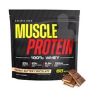 LABES COLOSSALES Protéines musculaires Poudre de lactosérum [5 lbs/paquet de 1]– Filtré à froid, 25g Protéines pures, 6,6g BCAAs (Packaging May Vary) (5 livres (paquet de 1), Chocolat au beurre d'arachide)