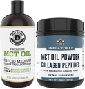 Left Coast Performance 32oz Premium MCT Oil and 16oz Unflavored MCT + Collagen Powder