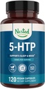 Nested Naturals 5-HTP 100 mg (5-hydroxytryptophane) - Soutien du sommeil et de l'humeur - Supplément 5HTP pour la sérotonine d'origine naturelle - 120 capsules végétales non OGM