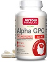 Jarrow Formulas® Alpha GPC, 300 mg, supplément alimentaire, suppléments pour la santé cérébrale pour adultes, 60 capsules de légumes, 30 jours d'approvisionnement