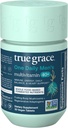 Vrai Grace Hommes 40+ Un supplément quotidien multivitamine fermenté minéraux, Adaptogènes organiques et champignons Immune d'équilibre corporel entier, Endurance, os et soutien cardiaque - Non-OGM - 30 comprimés végétaliens