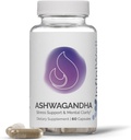 Suppléments InfiniWell Ashwagandha - Suppléments à base de plantes avec racine Shoden Ashwagandha - Promouvoir la clarté mentale, l'équilibre hormonal, la relaxation quotidienne et la récupération musculaire (60 capsules)