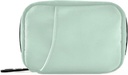Naanle Pill Box 7 Day Pill Case Travel Pill Organizer Bag with Zipper Portable Weekly Case Taille compacte pour le support de supplément de vitamine, couleur solide vert clair, 4,6 x 3,14 x 1,88 pouce, 0,12 kg
