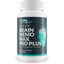 Cerveau Memo Max Pro Plus - Top Mémoire et Cerveau Memo Max Pro Supplément - Soutien Mémoire et acuité mentale améliorées - Aide Fonction Cerveau Naturel - Soutien Focus, Relèvement Mental et Énergie