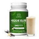 MRM Nutrition Veggie Elite Performance Protéines de haricot Vanille Aromatisés de haricot à base de plantes Facile à digérer avec BCAAs