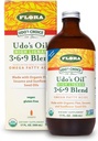 Flore - Udo's Choice High-Lignan 369 Omega Oil Blend, Udo's Oil Balanced 2:1:1 Rapport des acides gras oméga, fait avec du lin biologique, du sésame et des huiles de graines de tournesol, 17-oz. Bouteille en verre