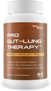Pro Gut-Lung Therapy - Soutien de l'humeur probiotique - Défense + Récupération Probiotique - Soutien de l'humeur équilibrée - Soutien de l'équilibre probiotique Gut - Soutien de l'équilibre probiotique pulmonaire - Soutien de la santé globale