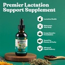 Rejuvica Health NatalNourish - Supplément de support d'allaitement avancé - Livraison liquide pour une meilleure absorption - Fenugreek, Bienheureux Thistle, Anise, Fennel & More!