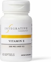 Thérapeutiques intégratives Vitamine E - Supplément antioxydant pour le soutien de la santé cardiovasculaire* - Soutien cardiaque* - Sans lait et sans gluten - 60 softgels vitaminiques (60 portions)