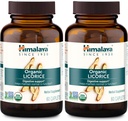 Licorice biologique Himalaya, 120 jours d'approvisionnement - supplément de santé digestif pour l'estomac relevé, le ballonnement occasionnel et les brûlures d'estomac - USDA biologique, végétalien, non-OGM, non-DGL, sans gluten, 60 capsules, 2 paquets