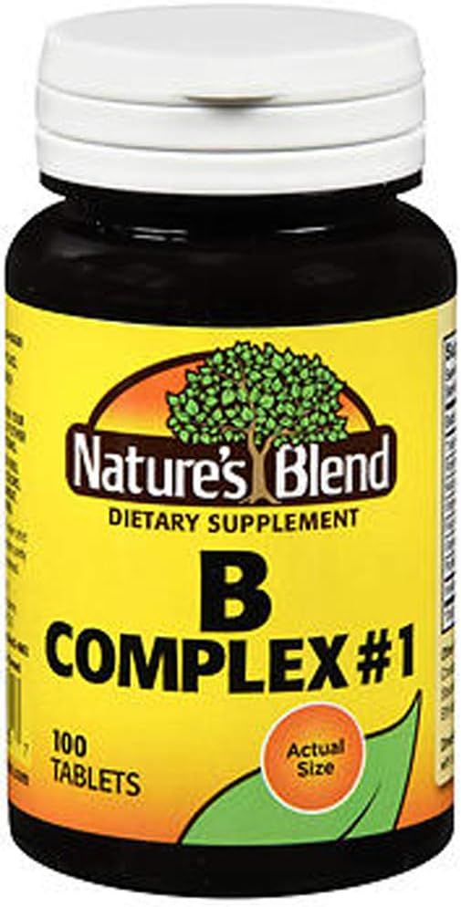 Comprimés du complexe B 1 de la nature - 100 ct, boîte de 3