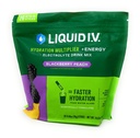Liquid I.V. Hydration Multiplier + Energy Drink Mix, BlackBerry Peach (26 Pack)