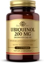 Solgar Ubiquinol 200 mg (CoQ-10 réduit), 30 softgels - favorise le coeur et la fonction cérébrale - soutient le vieillissement en santé - Coenzyme Q10 - supplément d'Ubiquinone - sans gluten, sans lait - 30 portions , sans saveur, standard