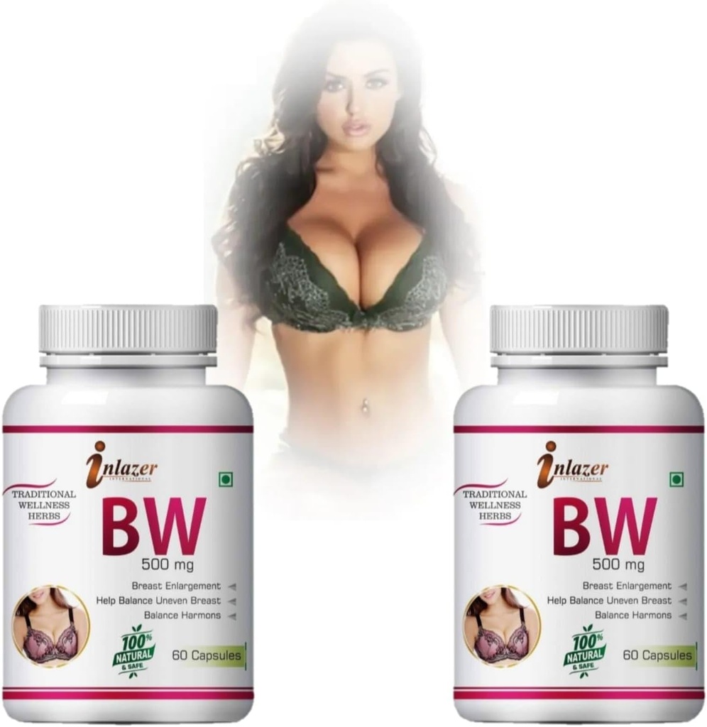 2 Pack Butt and Breast Enhancer pour les femmes - Améliorer Capsule d'agrandissement du sein - Capsule d'amélioration du sein pour les femmes - Soins personnels modernes pour les femmes