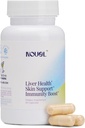 Skin + Foie + Immunity Support (supplément de récupération pour boire) Thistle de lait, NAC, acide hyaluronique, CoQ10, Biotine, Antioxydants 40 Capsules