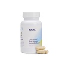 Skin + Foie + Immunity Support (supplément de récupération pour boire) Thistle de lait, NAC, acide hyaluronique, CoQ10, Biotine, Antioxydants 40 Capsules