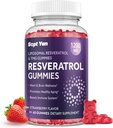 Supplément de resvératrol NAD liposomique 1200mg avec NAD+, Quercetin, TMG, Pterostilbène, Extrait de vin rouge, Antioxydant, Vieillissement en santé, Réparation cellulaire, Énergie, Fonction Cerveau - 60 Gummies