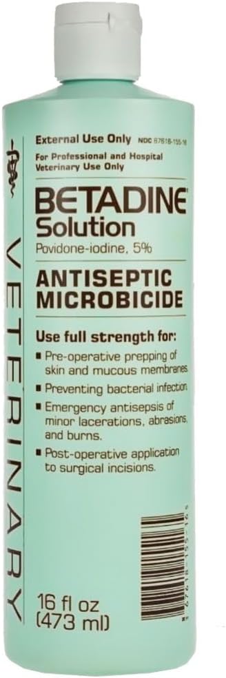 Solution Bétadine 5%, 16 Fl Oz (paquet de 1)