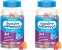 Avantage digestif Gommies probiotiques quotidiens pour la santé digestive, Gut Health & Immune Support, probiotiques pour les hommes et les femmes (80ct) - Délicieux arômes naturels de fruits* (paquet de 2)