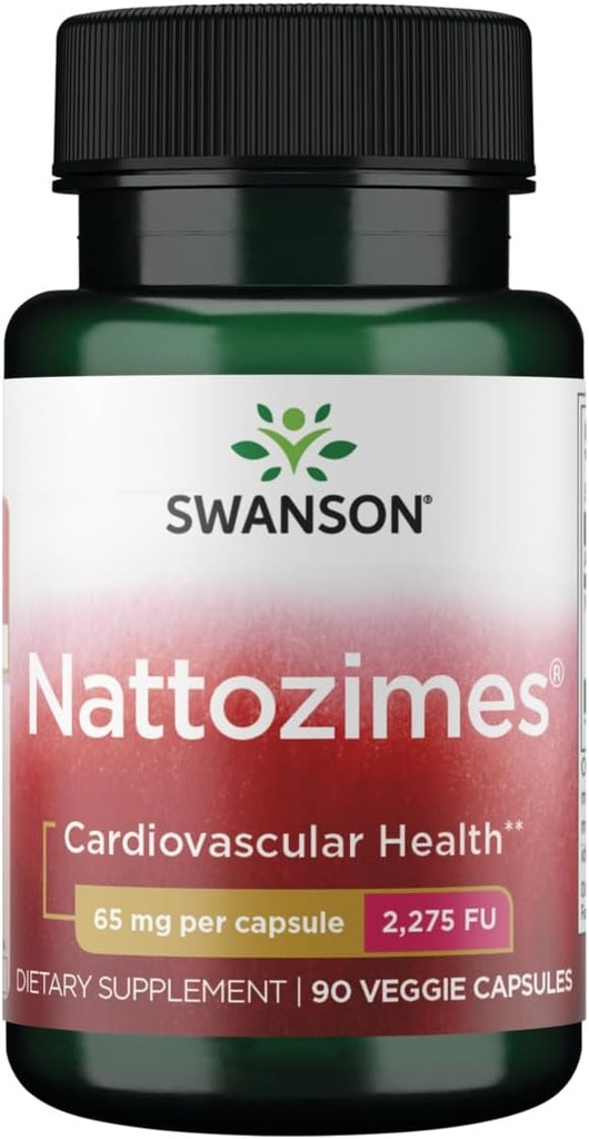 Swanson Nattozimes 65 Milligrammes/2275 Fu 90 Capsules de légumes Enzyme