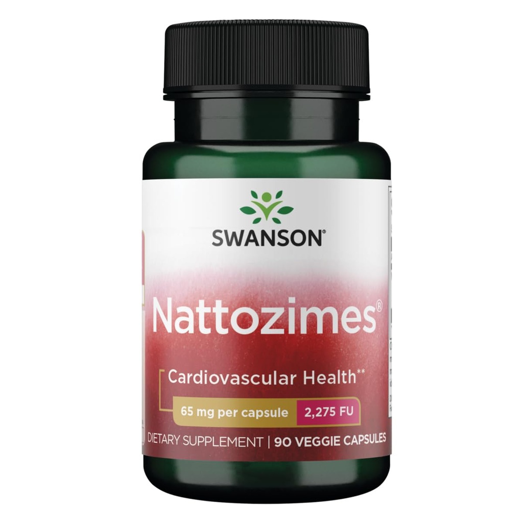 Swanson Nattozimes 65 Milligrammes/2275 Fu 90 Capsules de légumes Enzyme