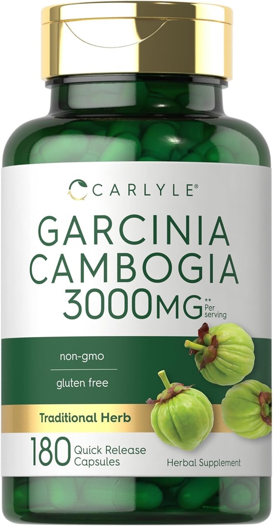 Carlyle Garcinia Cambogia Extrait de 3000mg de 180 capsules