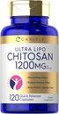 Carlyle Chitosan Supplément 1200mg.120 Capsules à libération rapide.