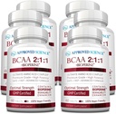Science approuvée BCAA Supplément - 360 comprimés - 2400mg - Augmenter la performance et améliorer le développement musculaire - L-Leucine, L-Isoleucine, L-Valine - Fabriqué aux États-Unis, Non-OGM