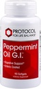 Protocol Peppermint G.I. - for Digestive Health Support* - with Peppermint, Ginger Oil & Fennel Oil - Enteric-Coated - Dairy Free & Halal - 90 Softgels
