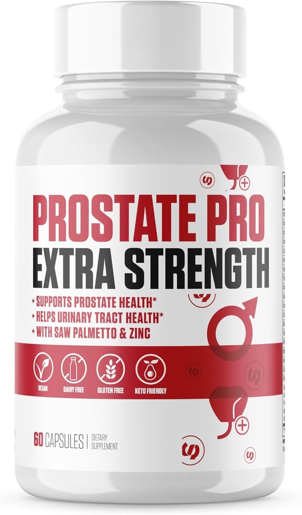 Supplément de soutien à la prostate de qualité supérieure cotée #1 pour la santé du trac urinaire, aide à la fonction de la prostate