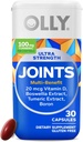 OLLY Ultra Joint Softgels, extrait boswellique, curcuma, vitamine D, Boron, 30 jours d'approvisionnement - 30ct