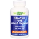 Nature's Way OsteoPrime PLUS Calcium & Magnésium, soutient la santé osseuse et la fonction musculaire*, avec des vitamines D3 & K2, Végétarien, 120 comprimés