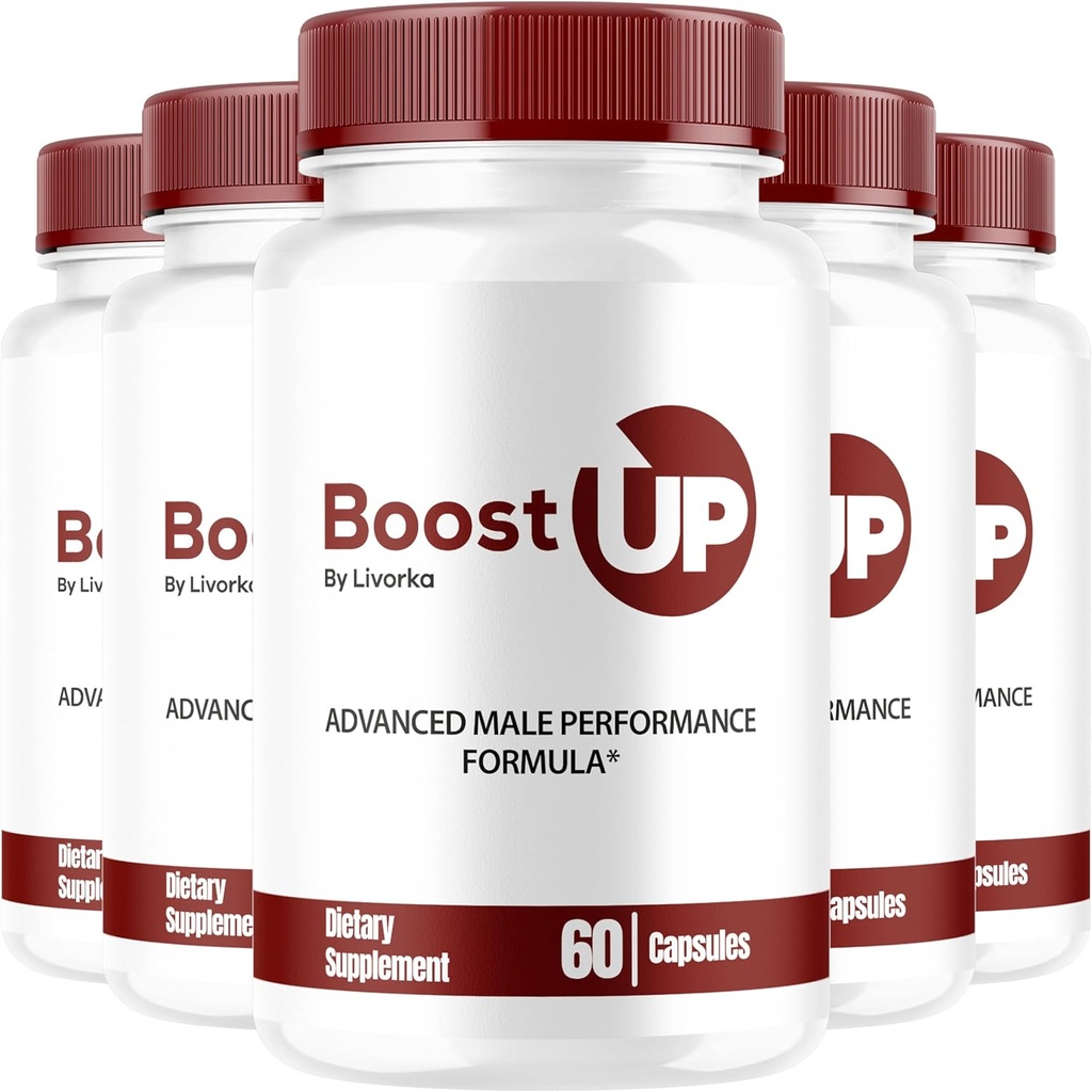 LIVORKA Boost Up Advanced Formula Supplément pour hommes - 300 Capsules - Pack de 5