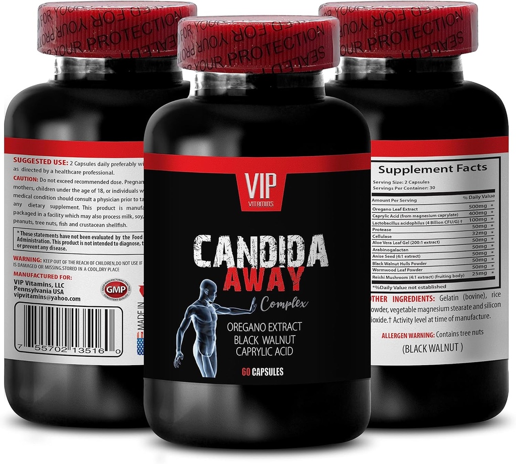 candida cleanse - CANDIDA AWAY - candida cleanse detox, candida cleanse for men, candida cleanse supplement, candida support, candida cleanse detox for women, candida cleanse for women 1Bot 60Caps