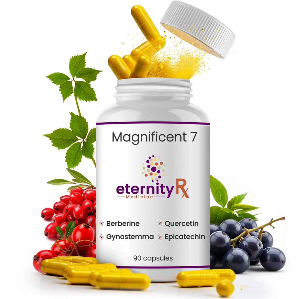 Resvératrol + Dihydroberberine + Complexe Quercetin – Supplément cellulaire anti-âge avec vitamine C et zinc – Longévité et soutien mitochondrial – 90 Capsules – Formule médicale